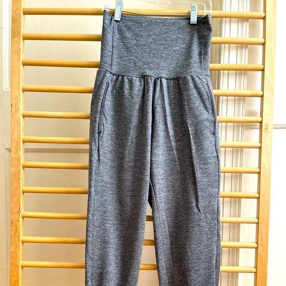 Aerie Gray Foldover Jogger Harem Lounge Pants XXS - Picture 2 of 11